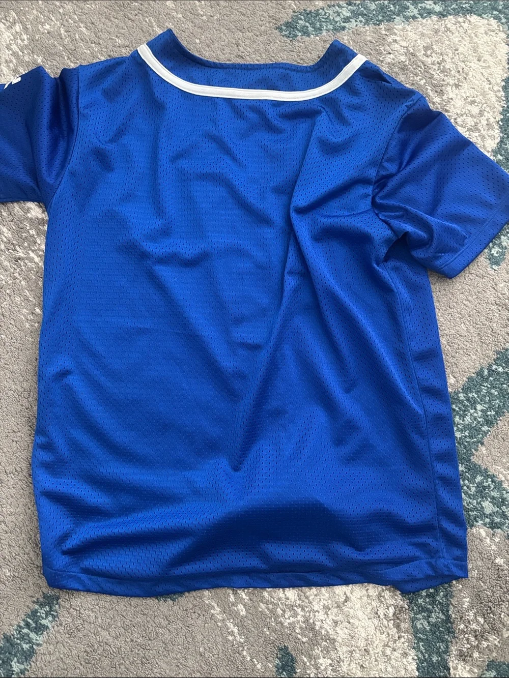 PINK Victoria's Secret Dodgers Royal Blue and White Baseball Jersey - Picture 6 of 6